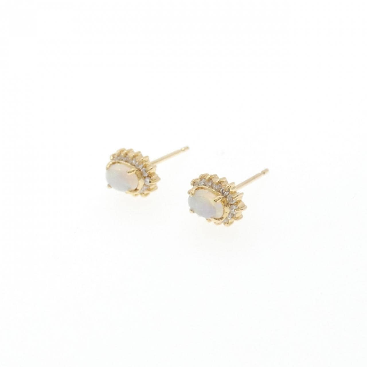 K18YG OPAL earrings