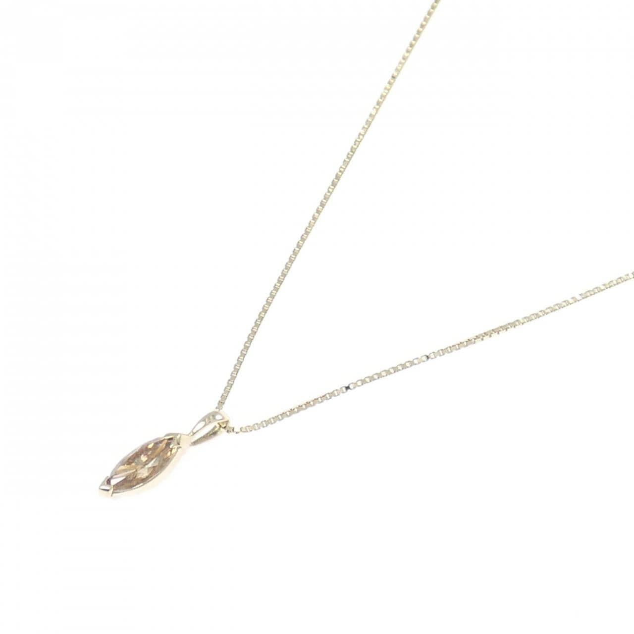 K10YG ダイヤモンド ネックレス 0.31CT