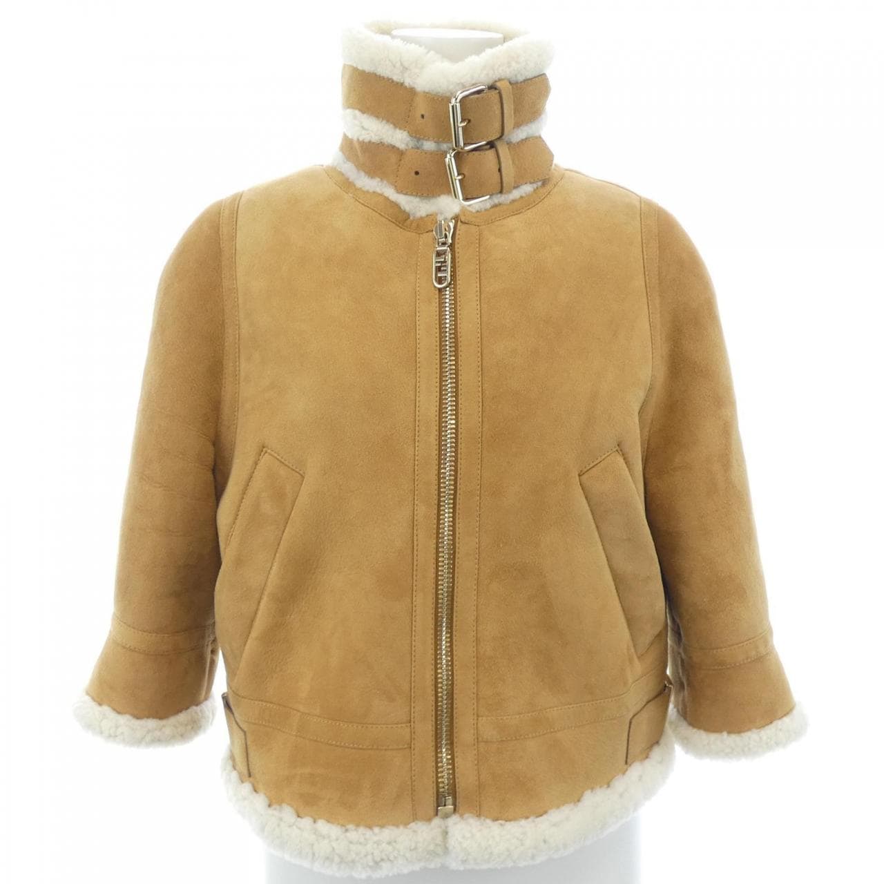 フェンディ FENDI FM5299 AJA9 ムートンジャケット