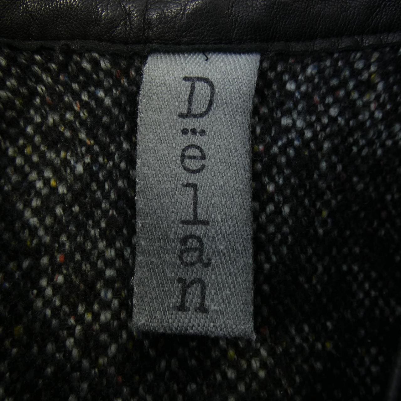 delan レザーライダースジャケット