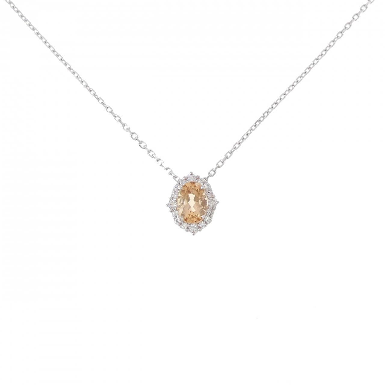 ギンザ タナカ インペリアルトパーズ ネックレス 1.04CT