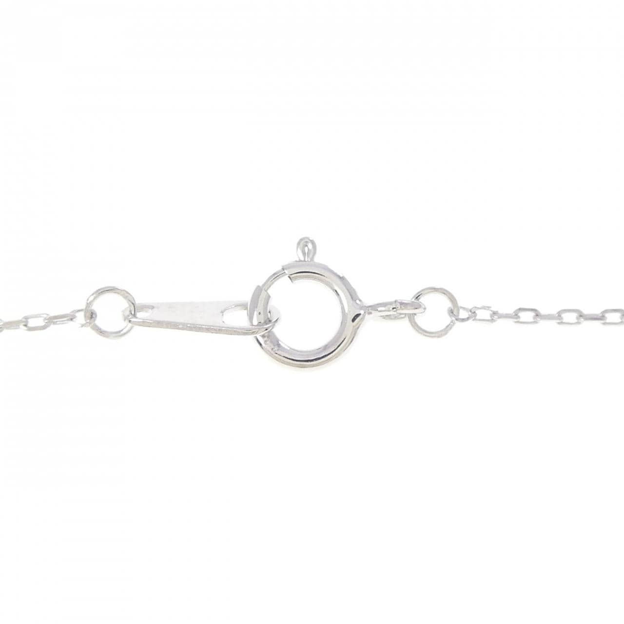 K10WG ダイヤモンド ネックレス 0.10CT