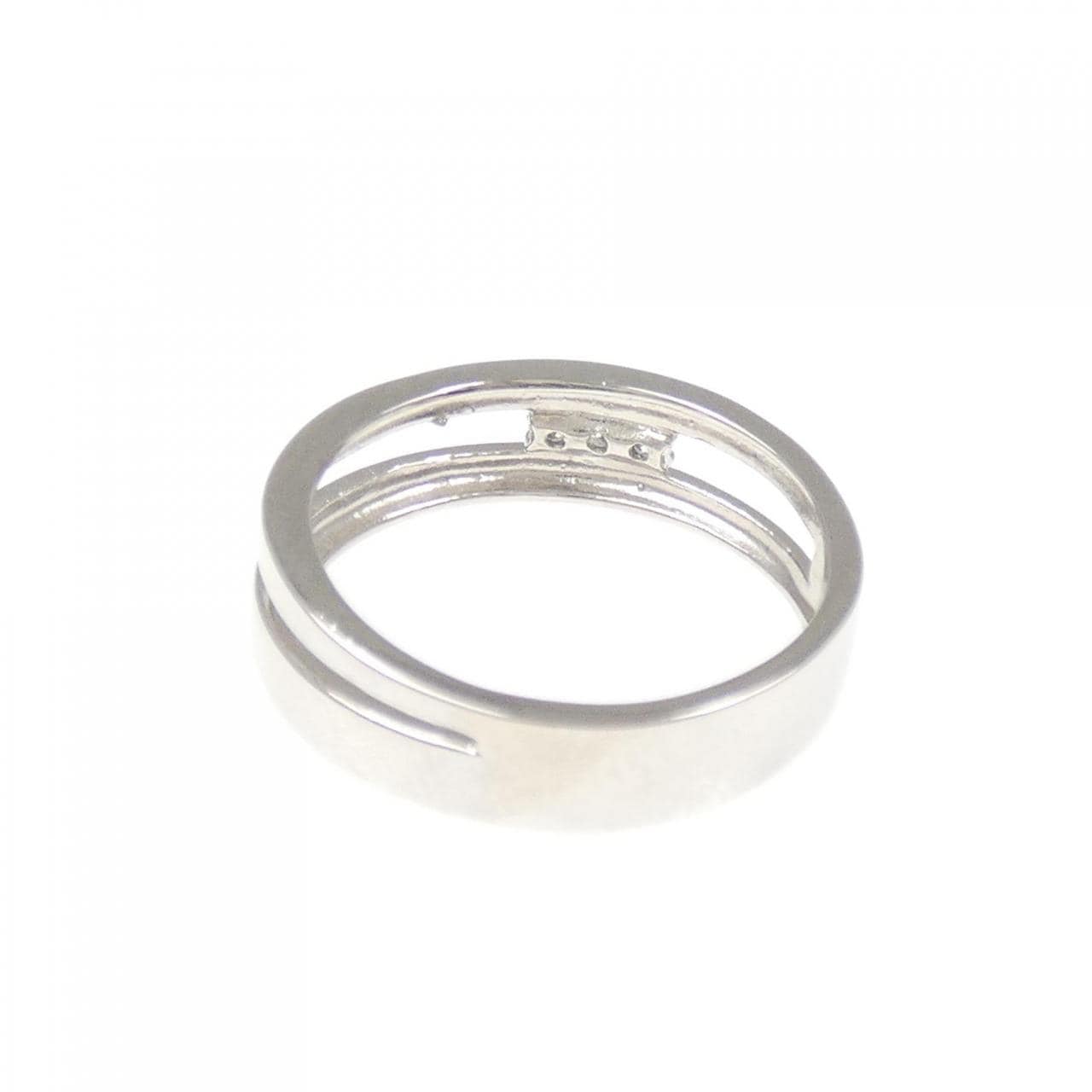 PT900 ダイヤモンド ピンキー リング 0.03CT