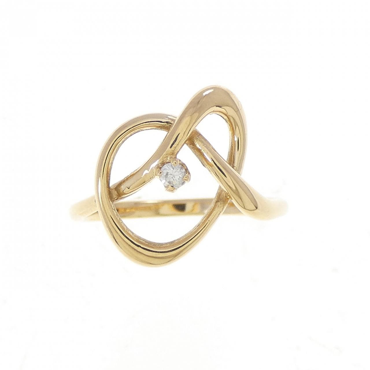 K18YG ダイヤモンド リング