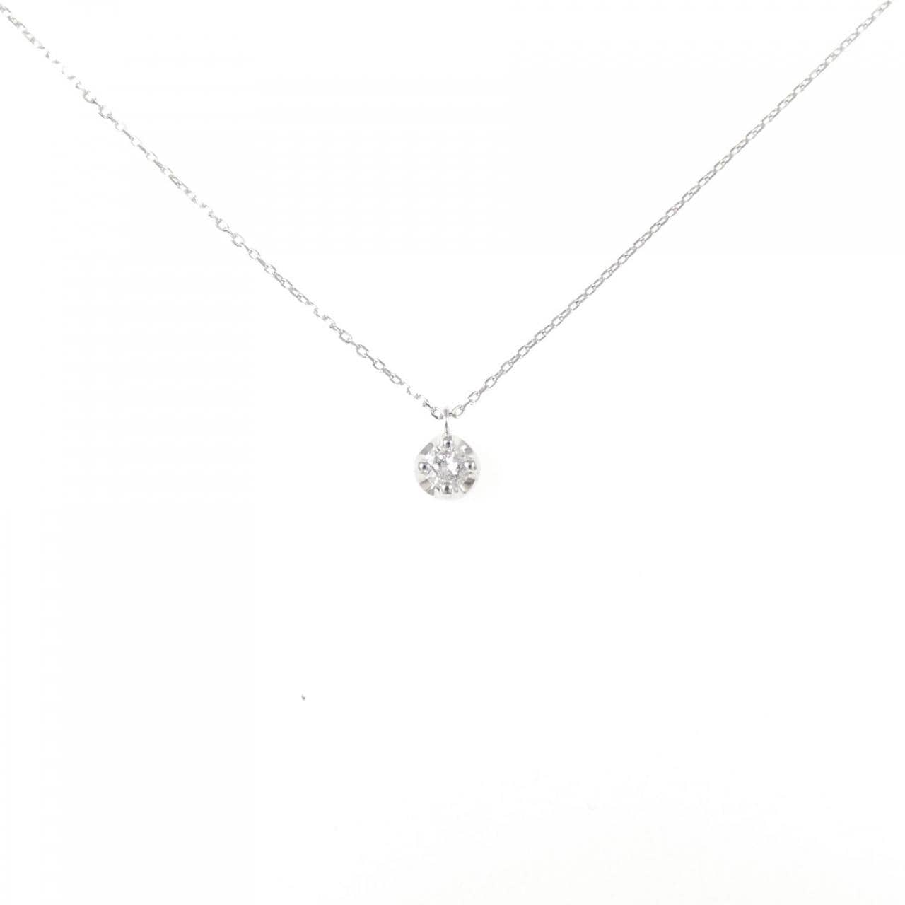 K10WG ダイヤモンド ネックレス 0.09CT