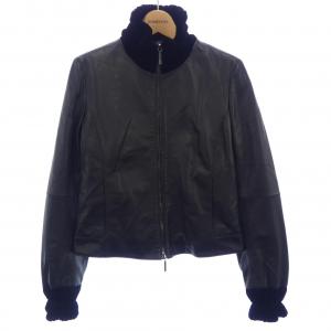 アルマーニジーンズ ARMANI JEANS レザーライダースジャケット