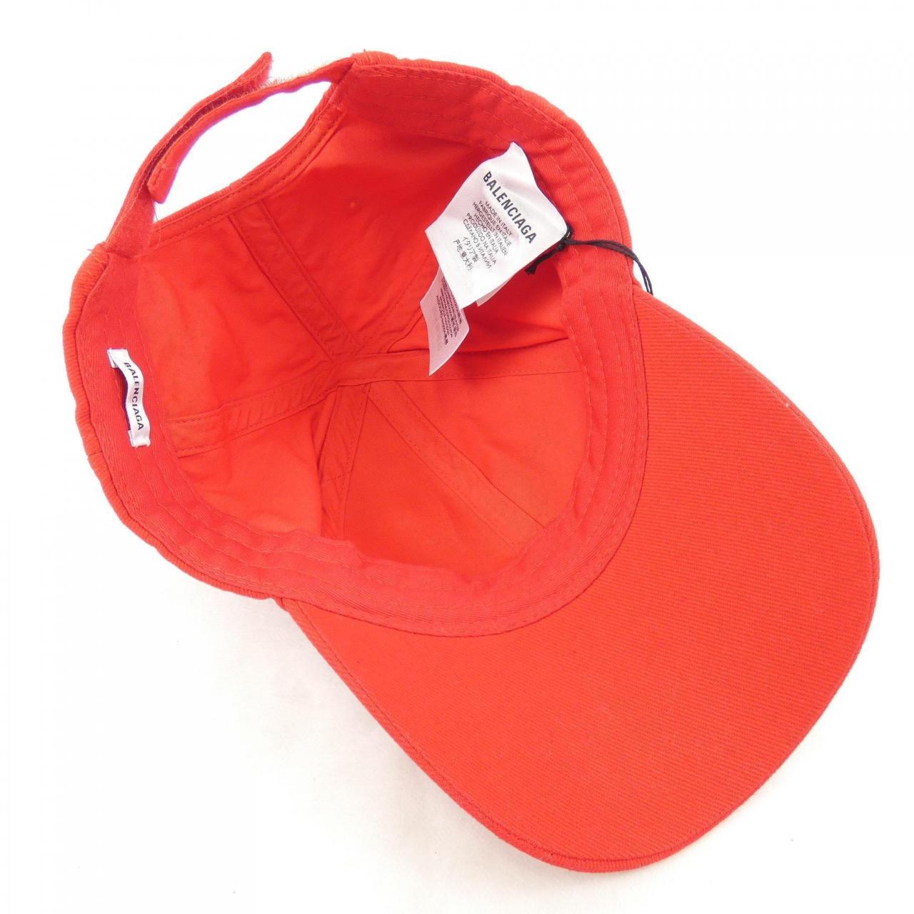 バレンシアガ キャップ 帽子 赤 L59 BALENCIAGA-