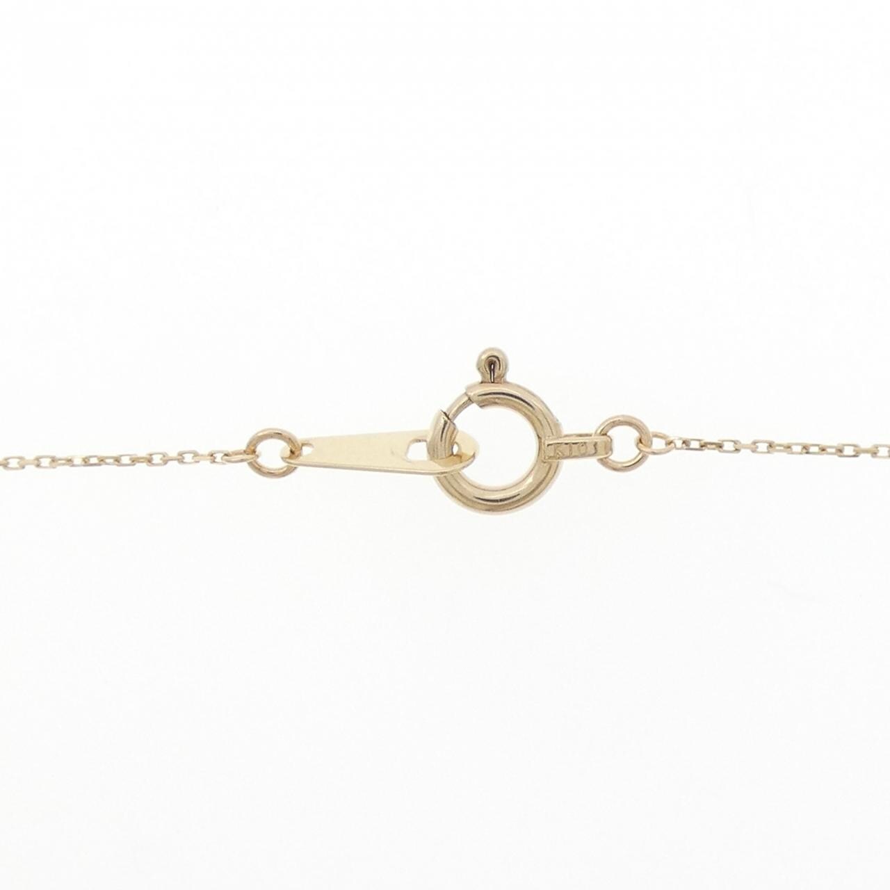 K10YG ホワイトトパーズ ネックレス