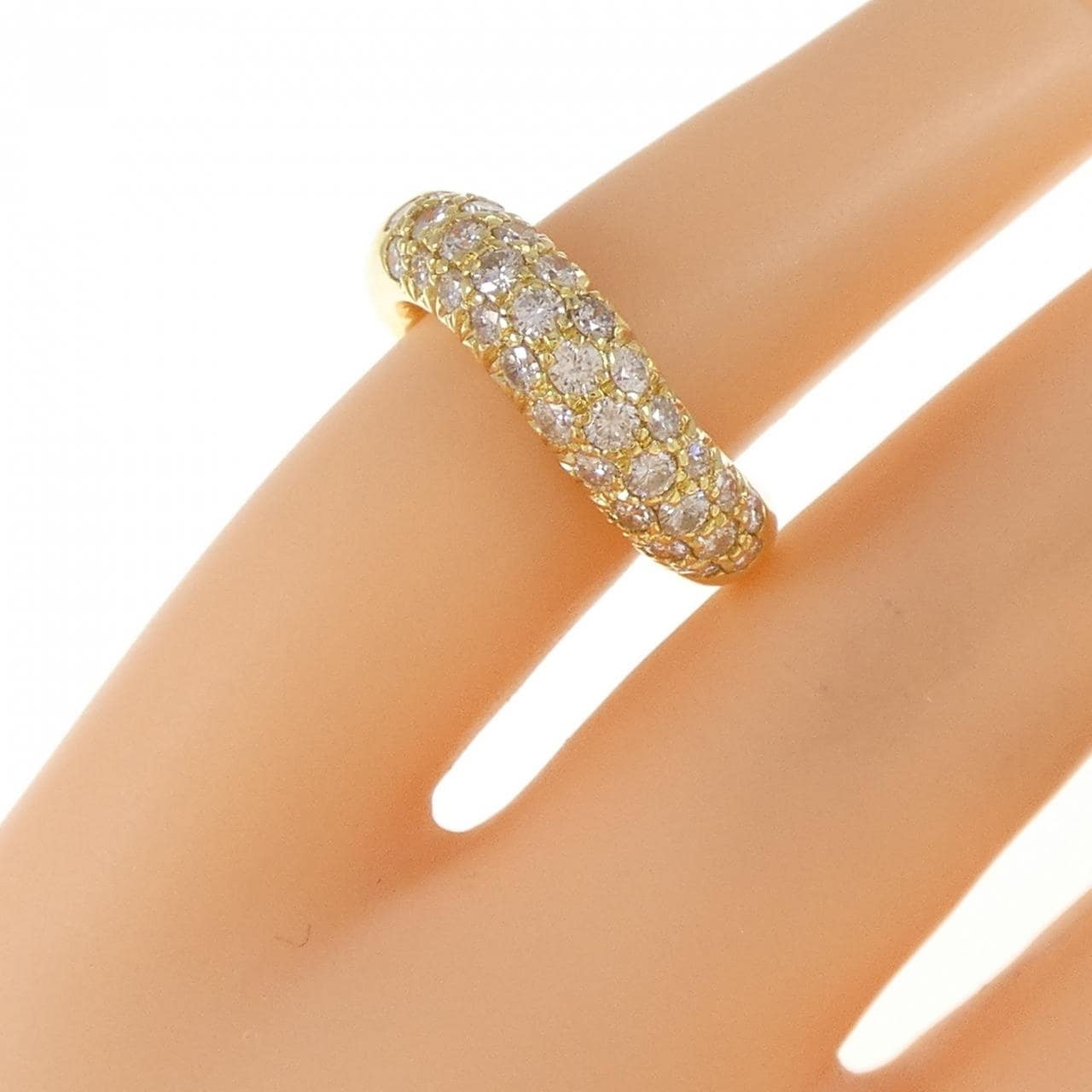 K18YG ダイヤモンド リング 0.73CT