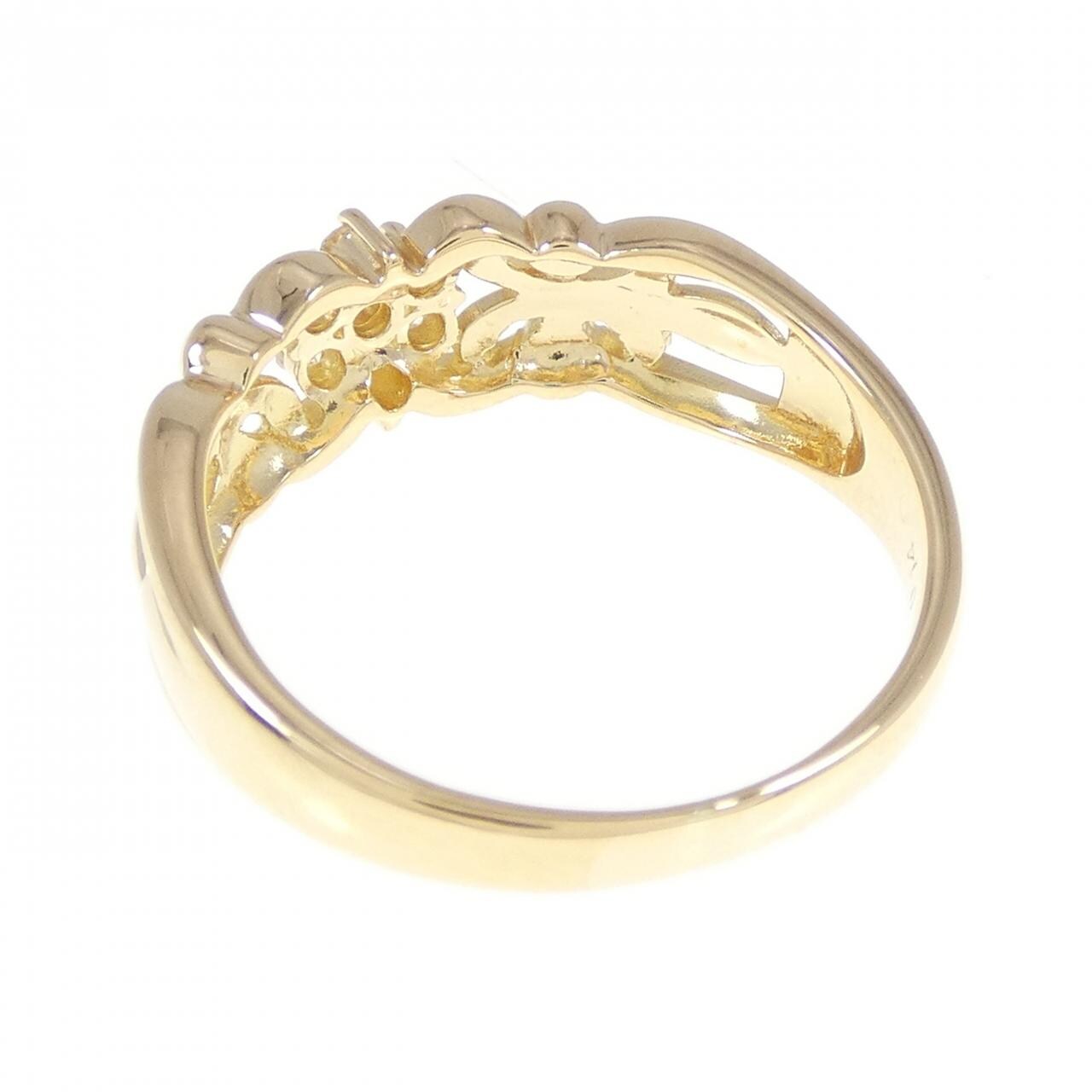K18YG ダイヤモンド リング 0.14CT