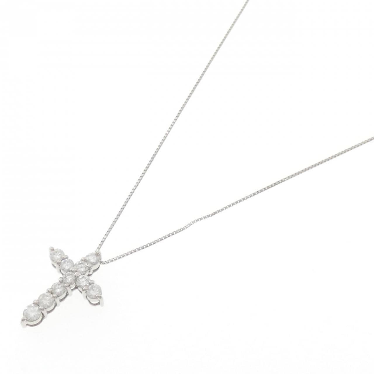 PT900/PT850 ダイヤモンド ネックレス 1.00CT