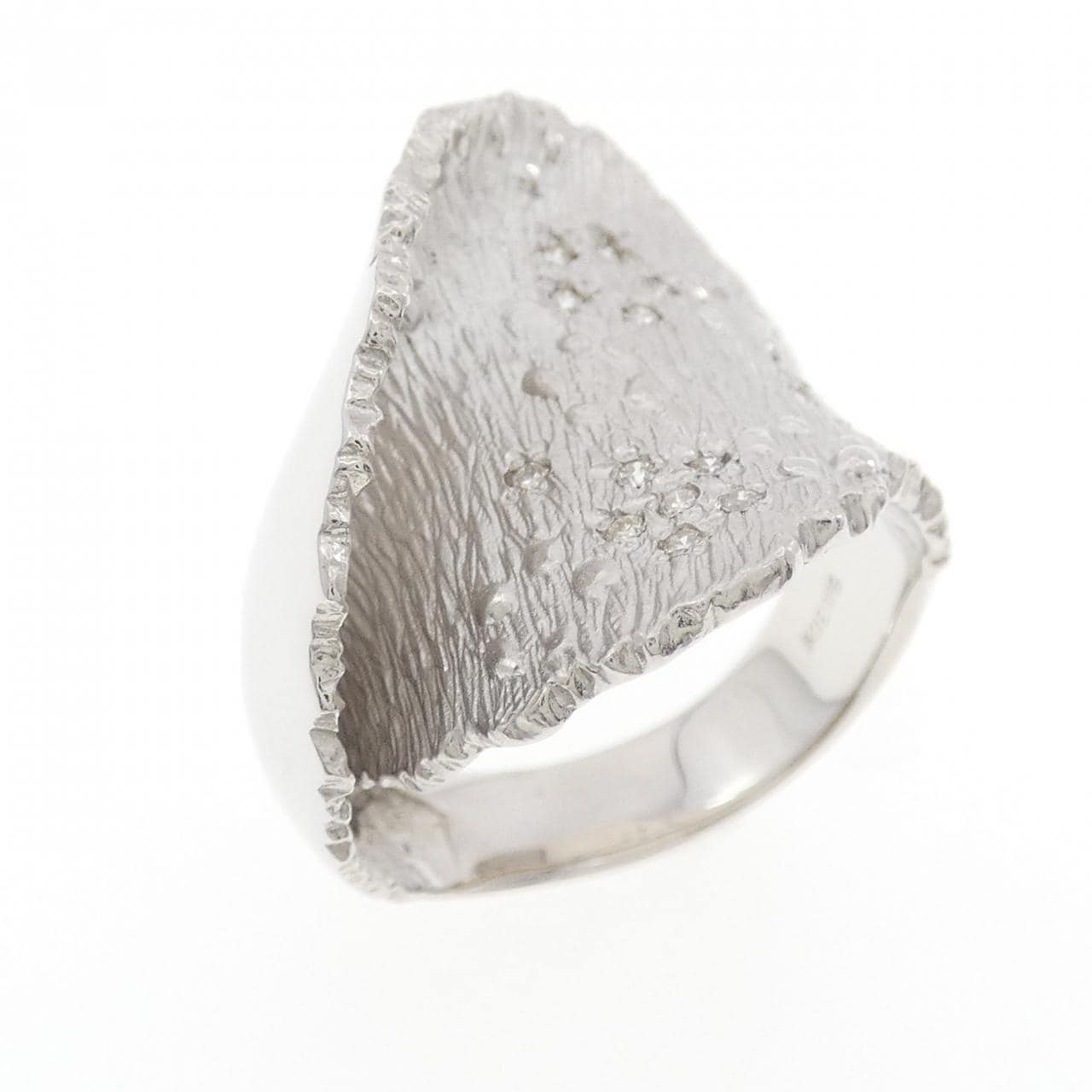 K18WG ダイヤモンド リング 0.10CT