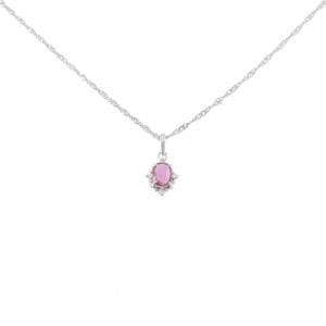 PT900/PT850 ルビー ネックレス