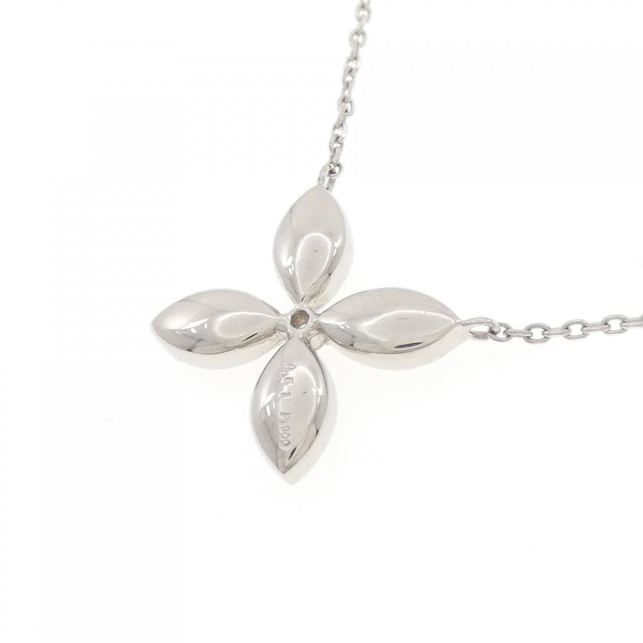 PT フラワー ダイヤモンド ネックレス 0.61CT