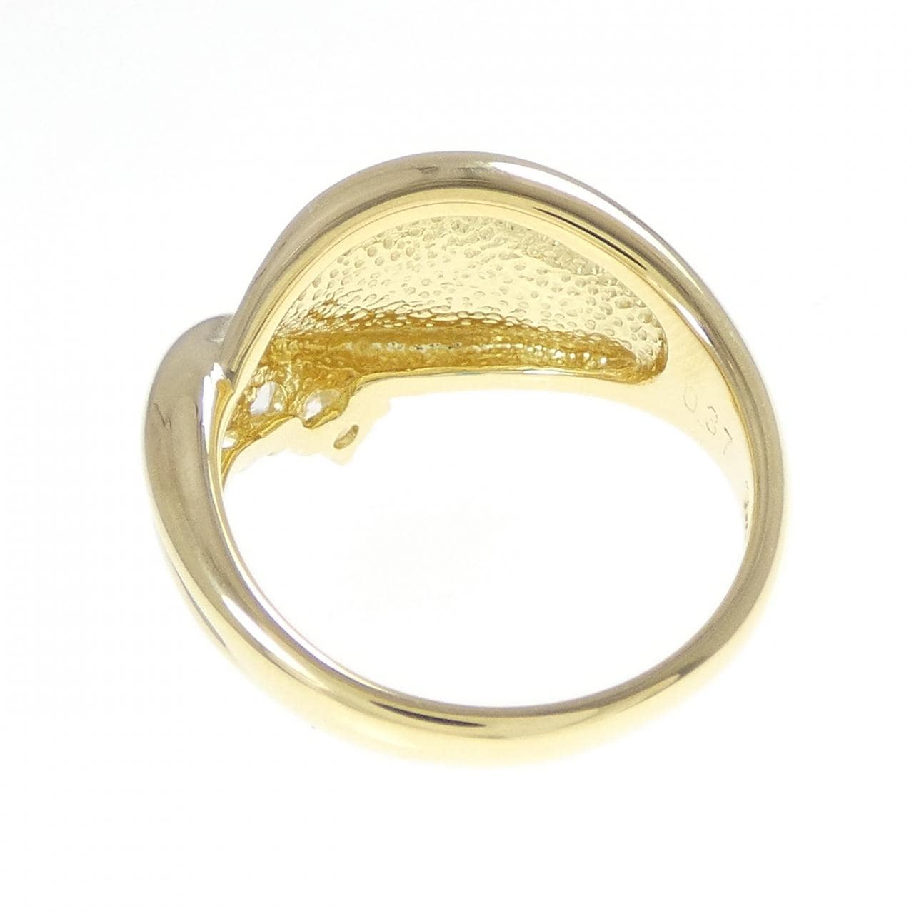 K18YG ダイヤモンド リング 0.37CT