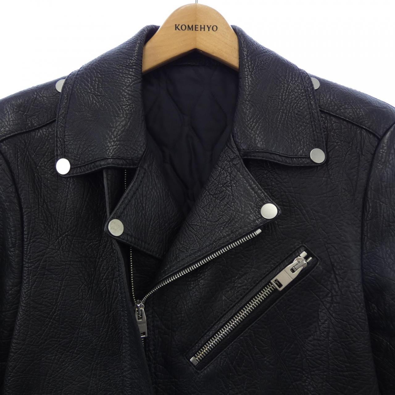 バレンシアガ BALENCIAGA 360559 TKH02 レザーライダースジャケット