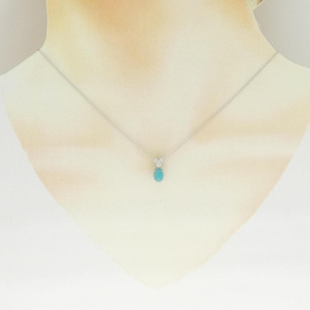 PT950/PT850 トルマリン ネックレス 1.17CT