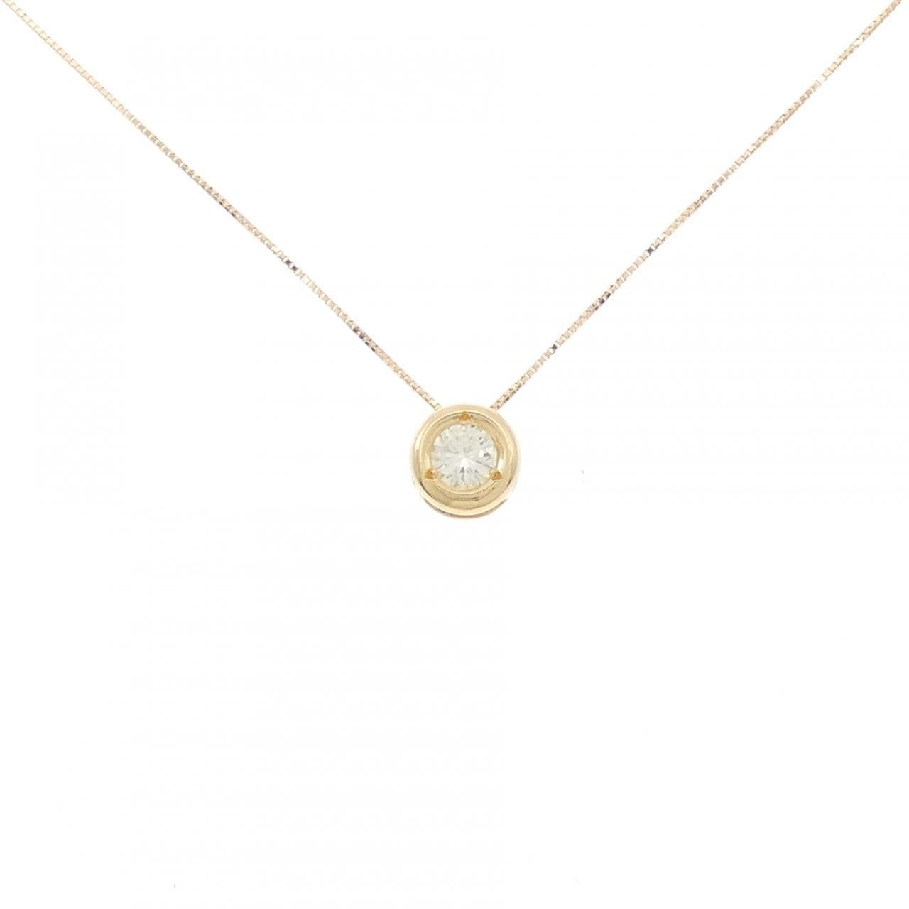 K18YG ダイヤモンド ネックレス 0.55CT