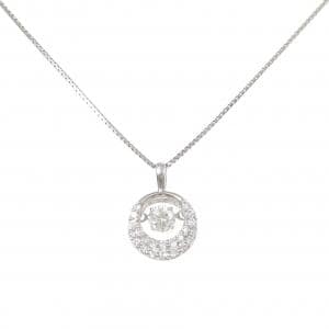 K18WG ダイヤモンド ネックレス 0.19CT