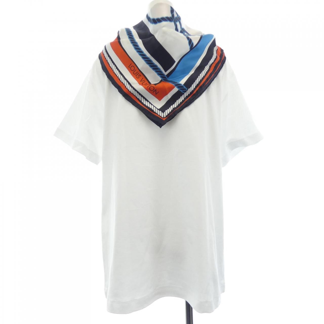 ルイヴィトン LOUIS VUITTON ノーティカルプリントスカーフTシャツ FPTS06UOL Tシャツ