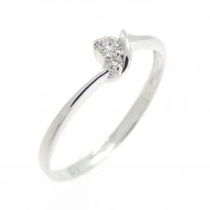 K18WG ダイヤモンド リング 0.05CT
