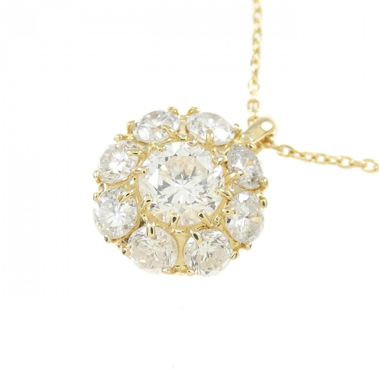 K18YG ダイヤモンド ネックレス 1.00CT