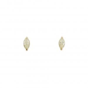 【新品】K18YG ダイヤモンド ピアス 0.24CT