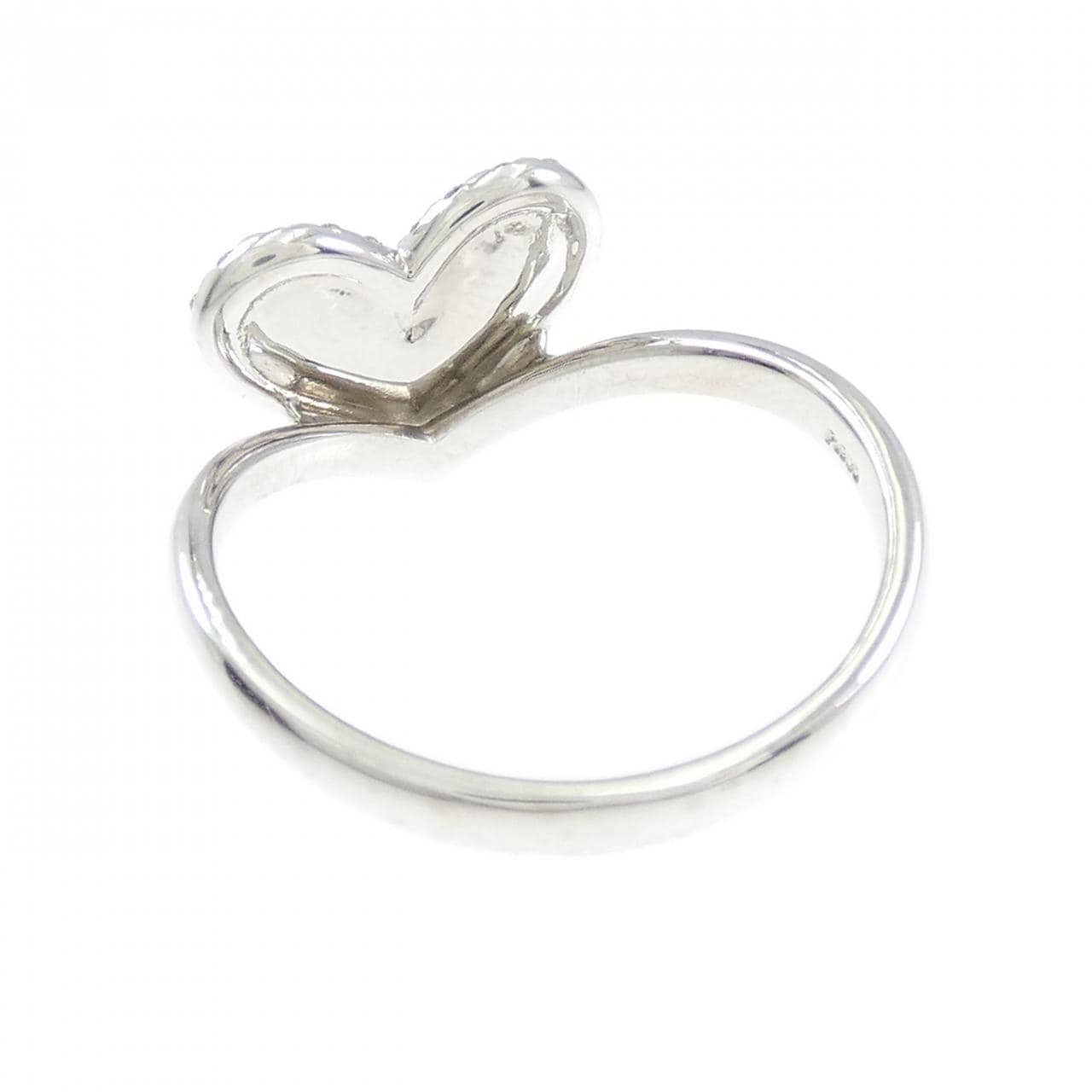 PT900 ハート ダイヤモンド リング 0.15CT