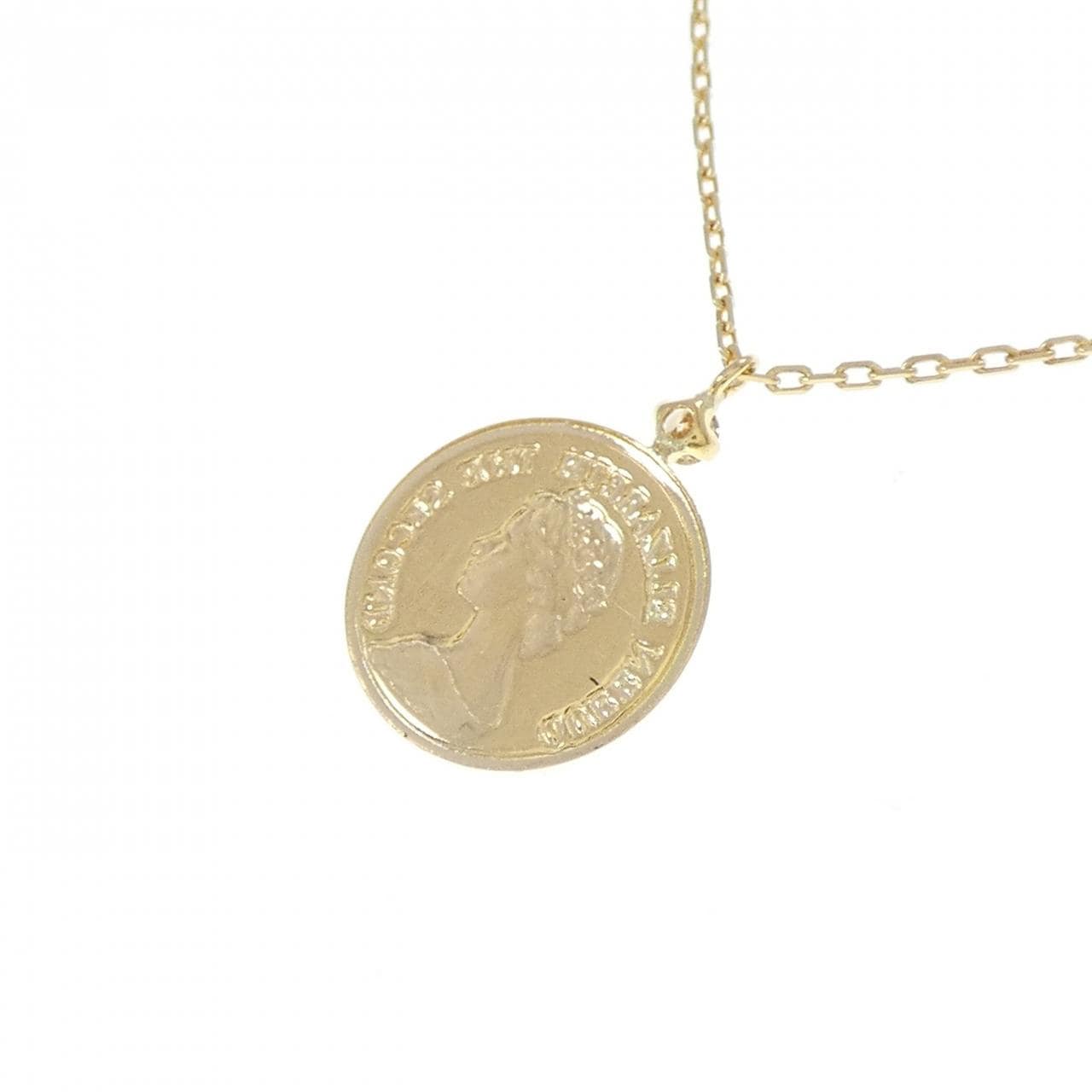 K18YG ダイヤモンド ネックレス 0.03CT