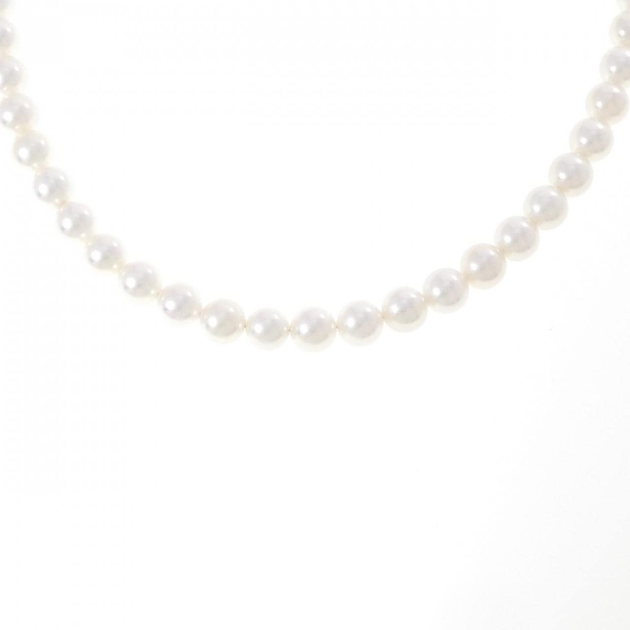 シルバークラスプ アコヤパール ネックレス 6.5-7mm