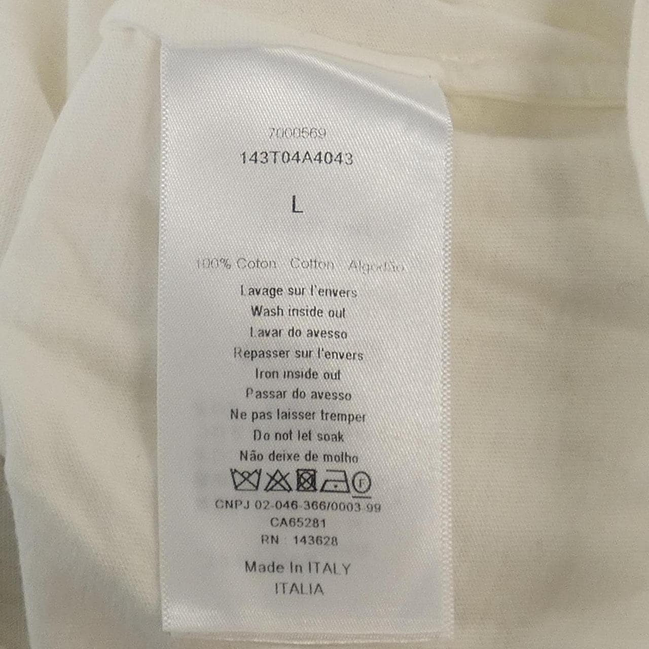 クリスチャンディオール CHRISTIAN DIOR シグネチャーバンド ESSENTIALS 143T04A4043 Tシャツ