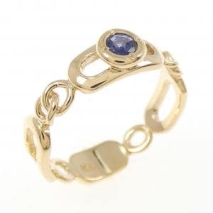 K18YG サファイヤ リング