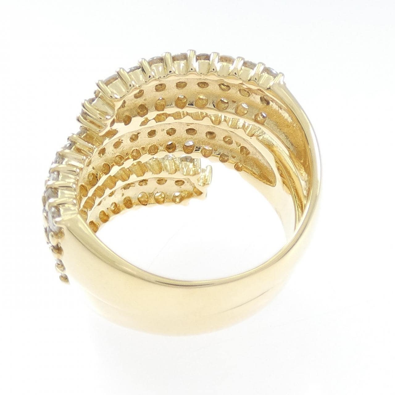 K18YG ダイヤモンド リング 2.37CT