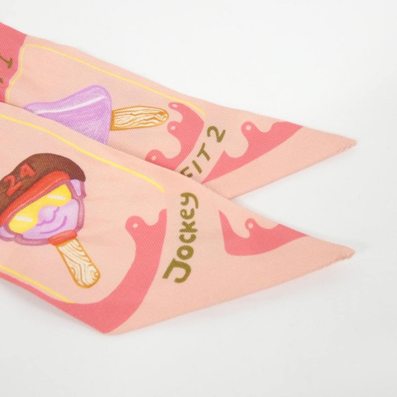 エルメス FUNNY ICE CREME ツイリー 064109S スカーフ