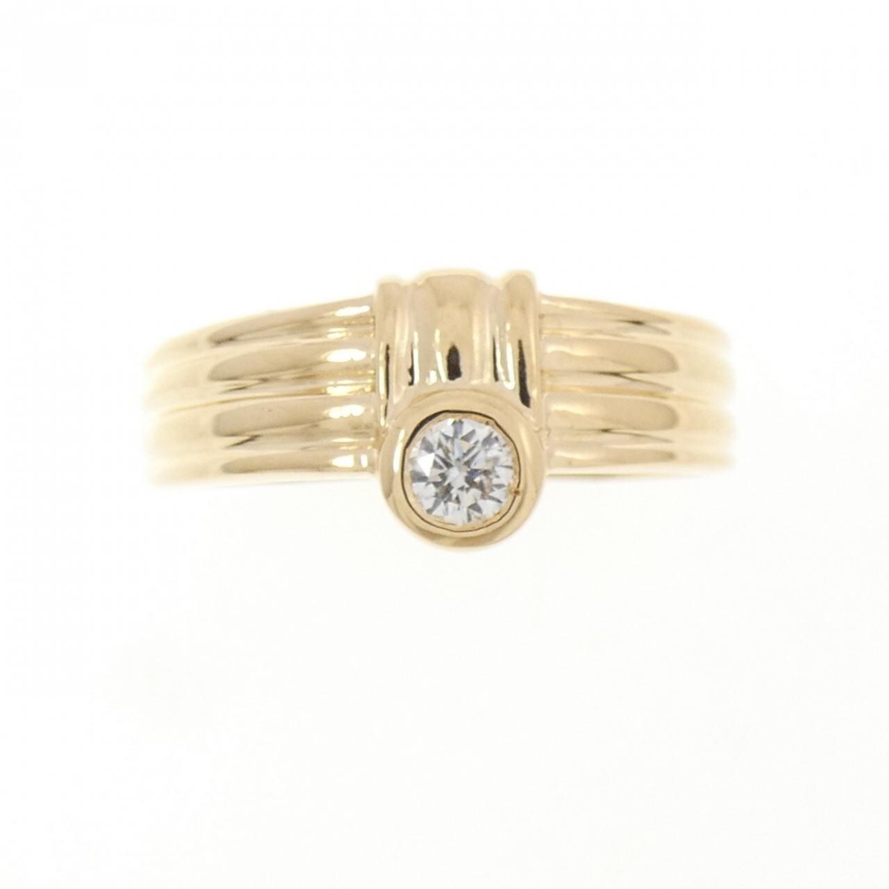 K18YG ダイヤモンド リング 0.10CT