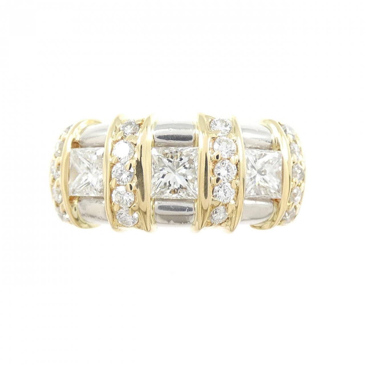 PT900/K18YG ダイヤモンド リング 1.00CT