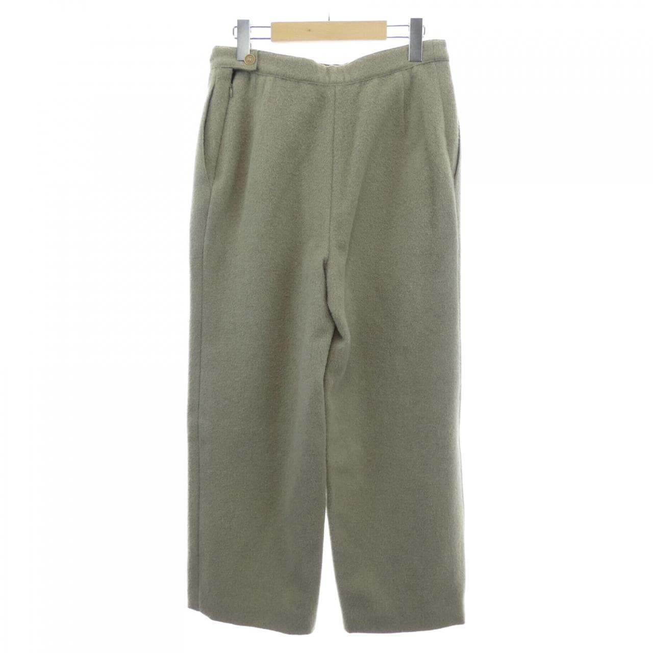 【ヴィンテージ】エルメス HERMES Hボタン サイドジップ パンツ
