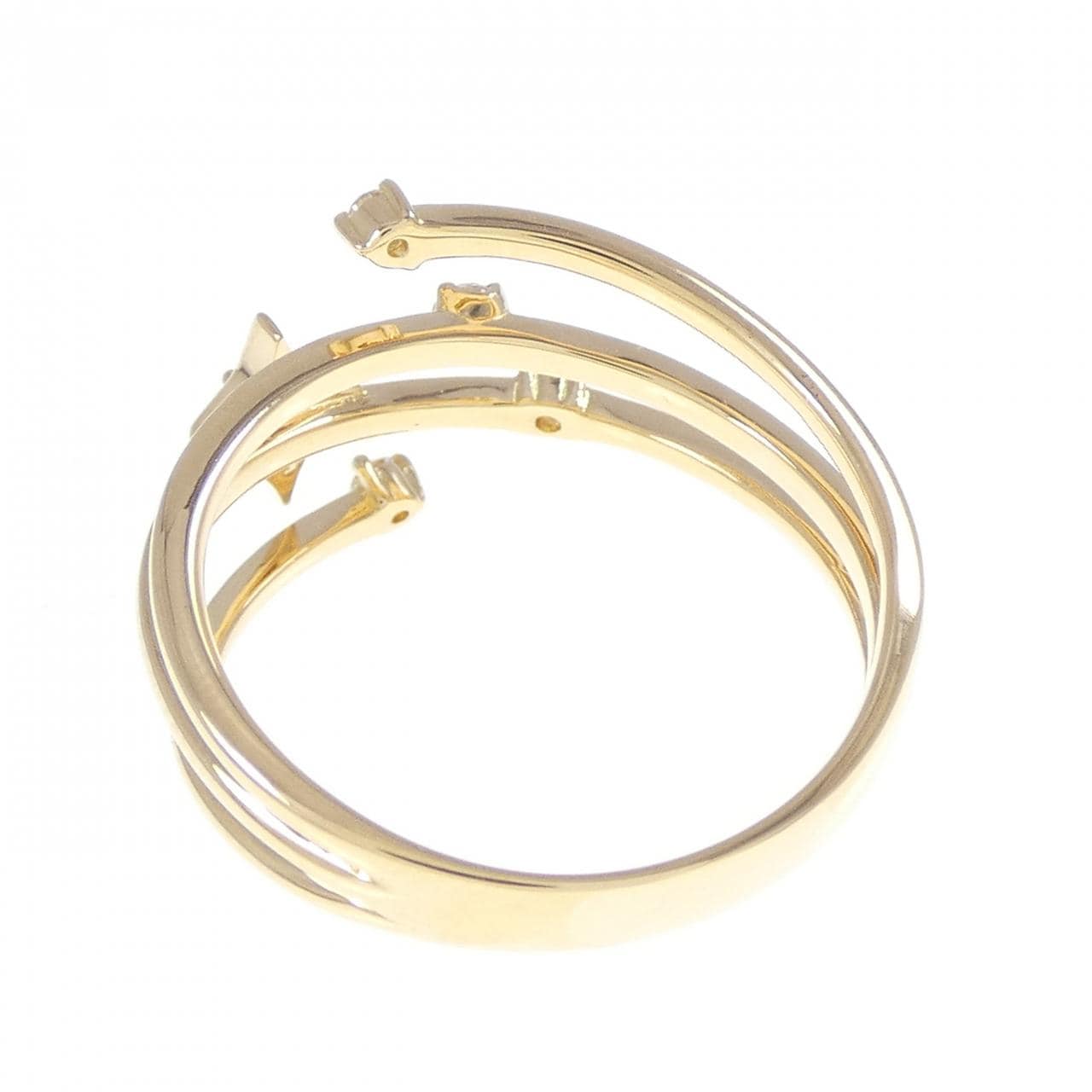 K18YG ダイヤモンド リング 0.11CT