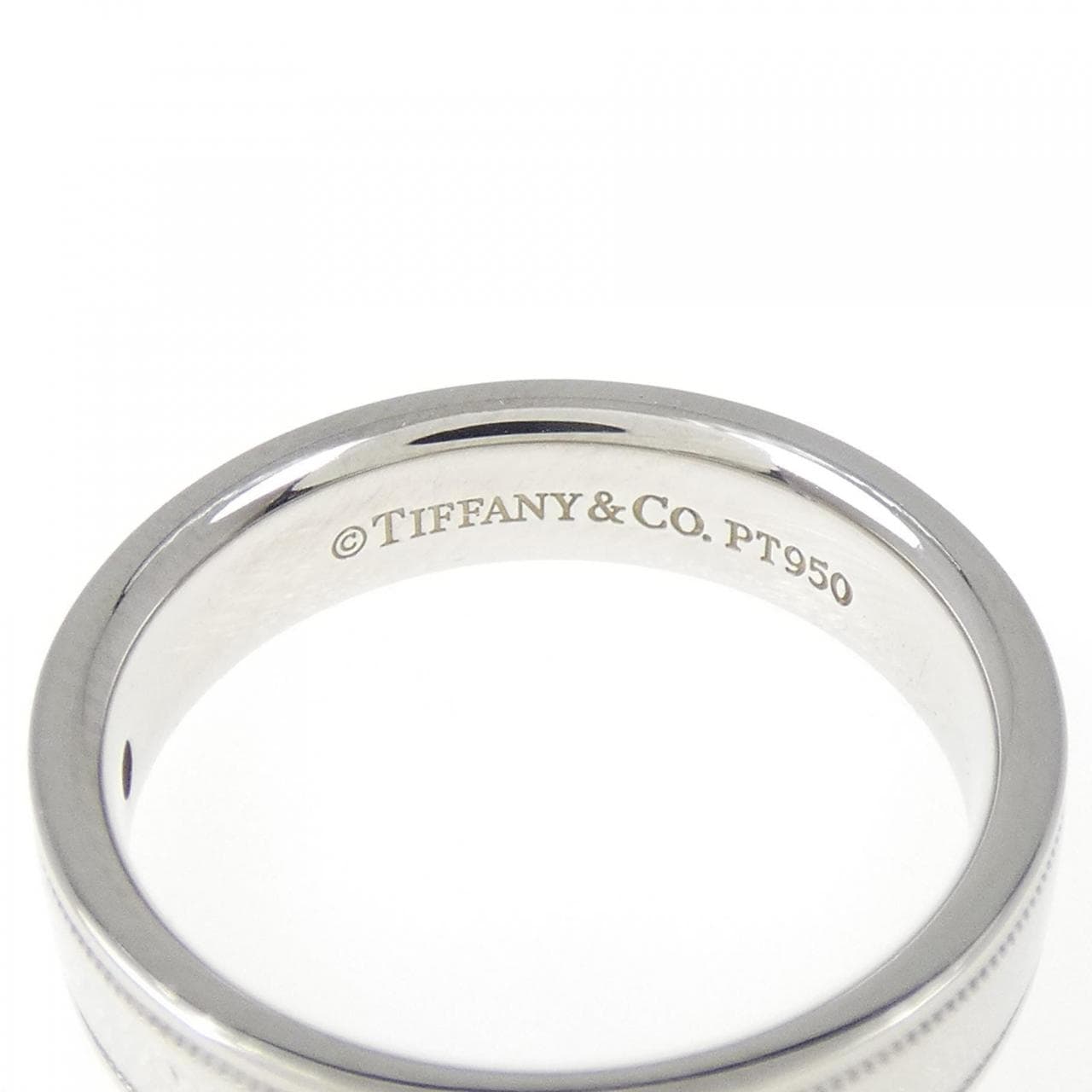 TIFFANY double milgrain ring
