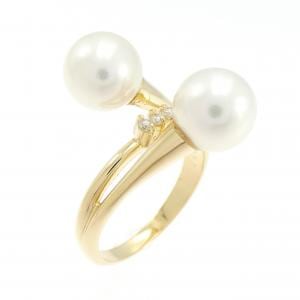 K18YG アコヤパール リング