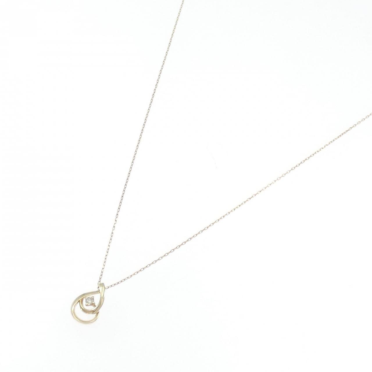 K10YG ダイヤモンド ネックレス