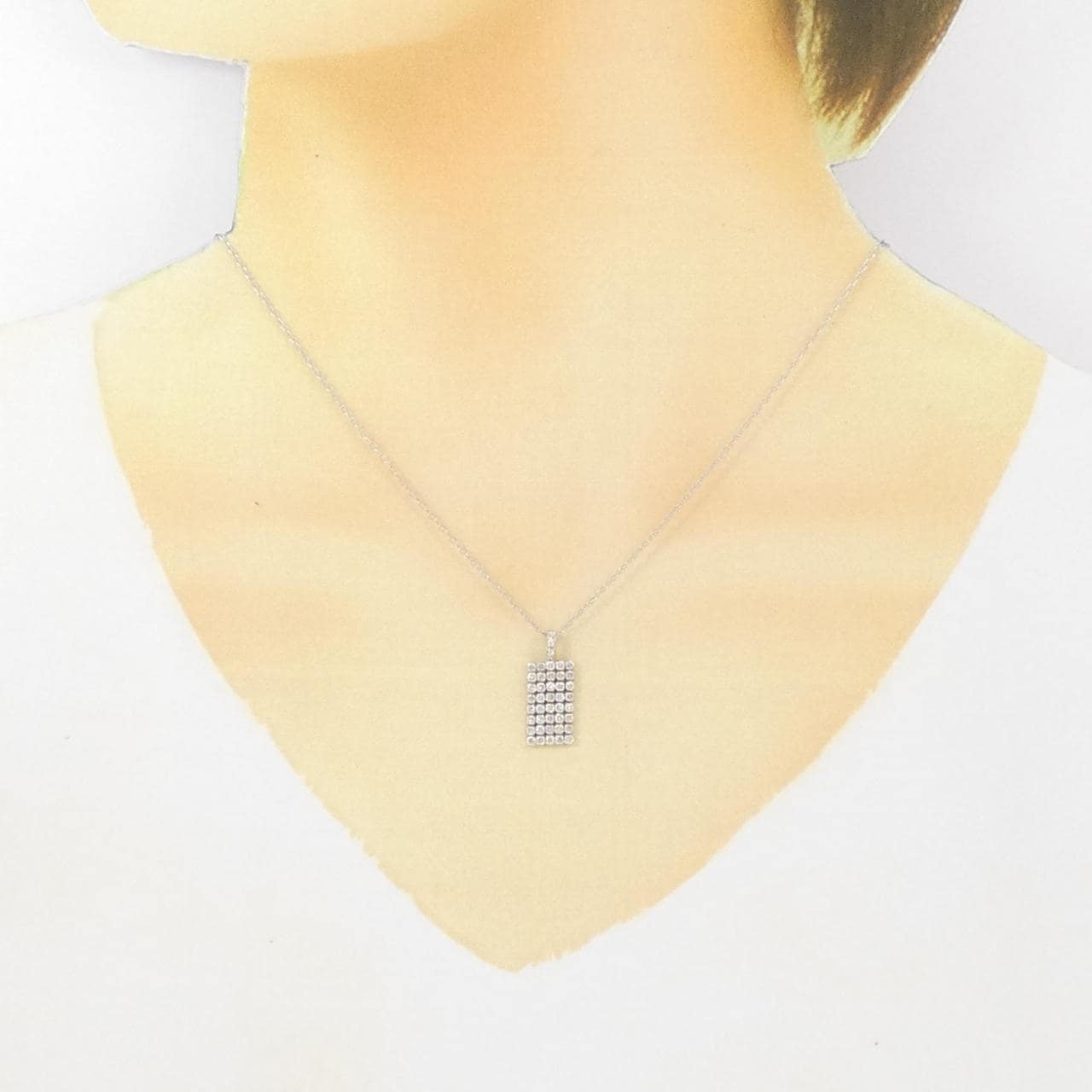 PT ダイヤモンド ネックレス 0.50CT