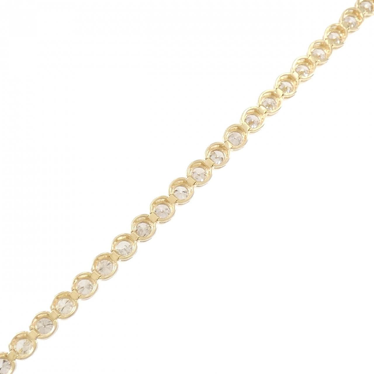 【新品】18KYG ダイヤモンド ブレスレット 5.00CT