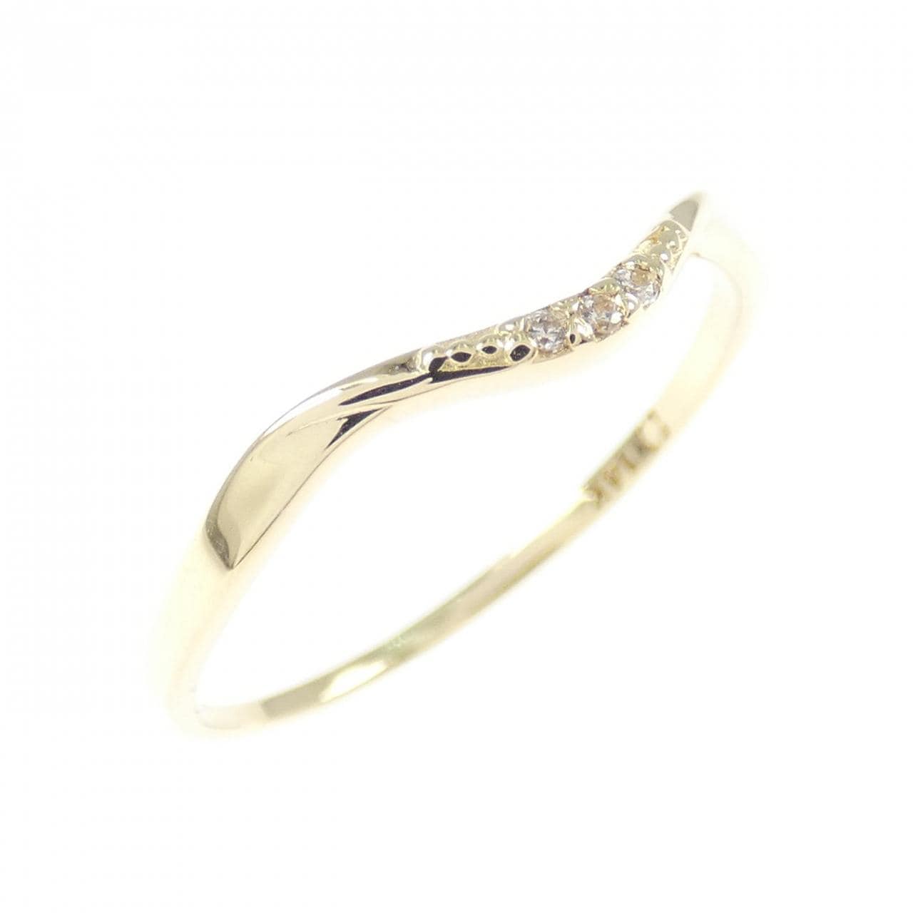 14KYG キュービック リング