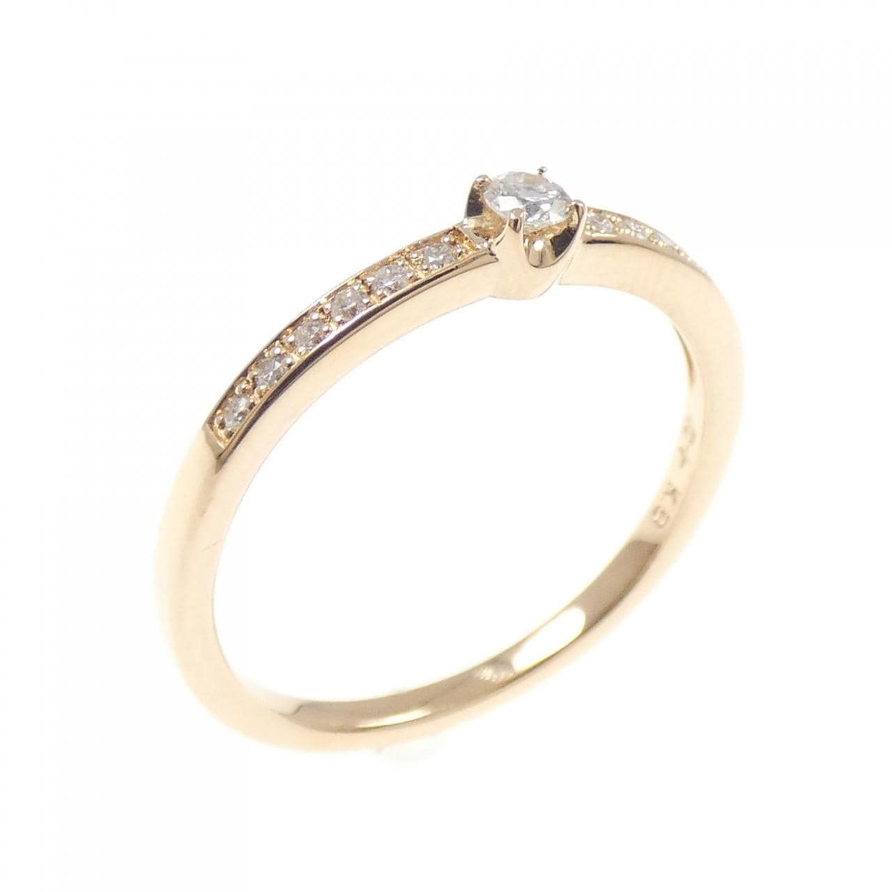 4゜C ダイヤモンド リング 0.126CT