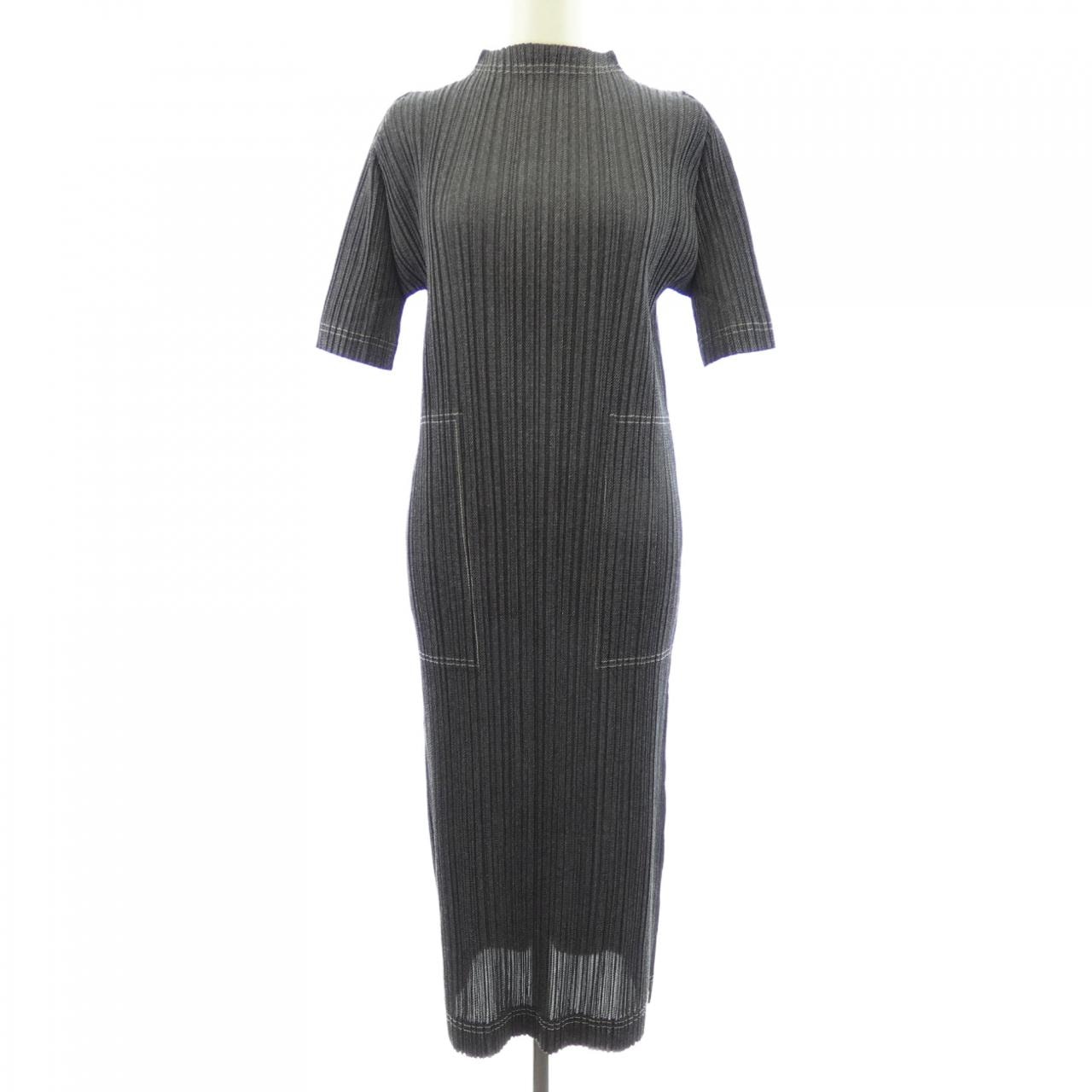 プリーツプリーズ PLEATS PLEASE 2025 COTTON DENIM PP53JH244 7580091 ワンピース