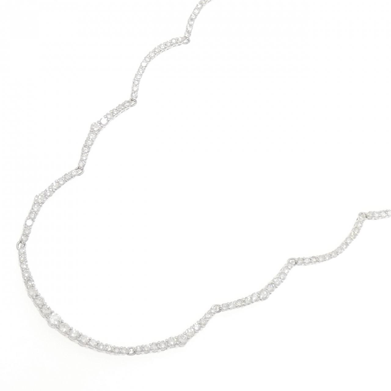 PT850 ダイヤモンド ネックレス 5.00CT