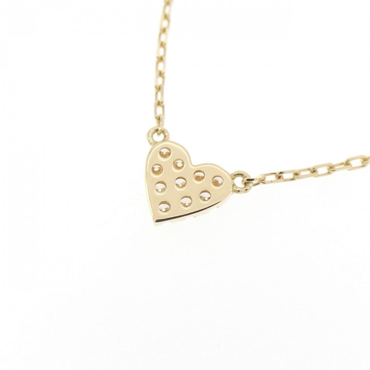 アーカー ハートパヴェ ネックレス 0.05CT