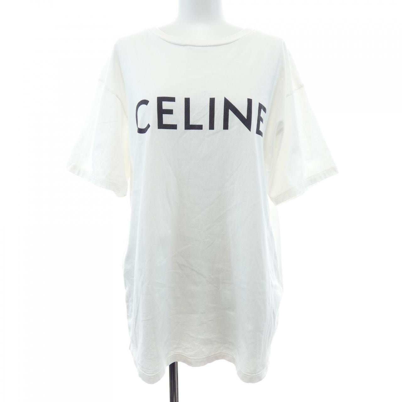 セリーヌ CELINE CELINEプリント ルーズTシャツ 2X764671Q Tシャツ