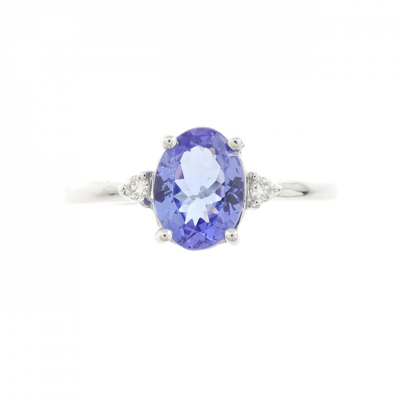 PT950 タンザナイト リング 1.00CT